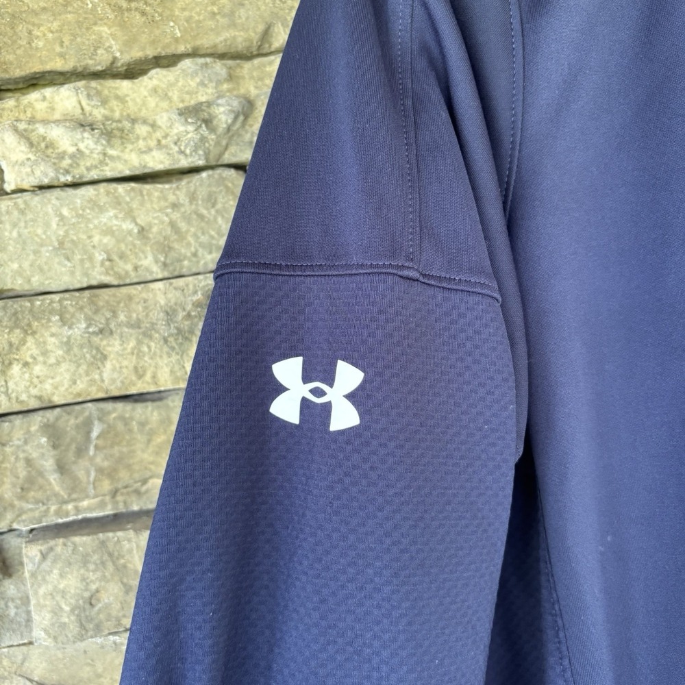 Auburn Tigers Under Armour Full Zip Jacket Embroidered Navy Medium Hoodie - Picture 3 of 7